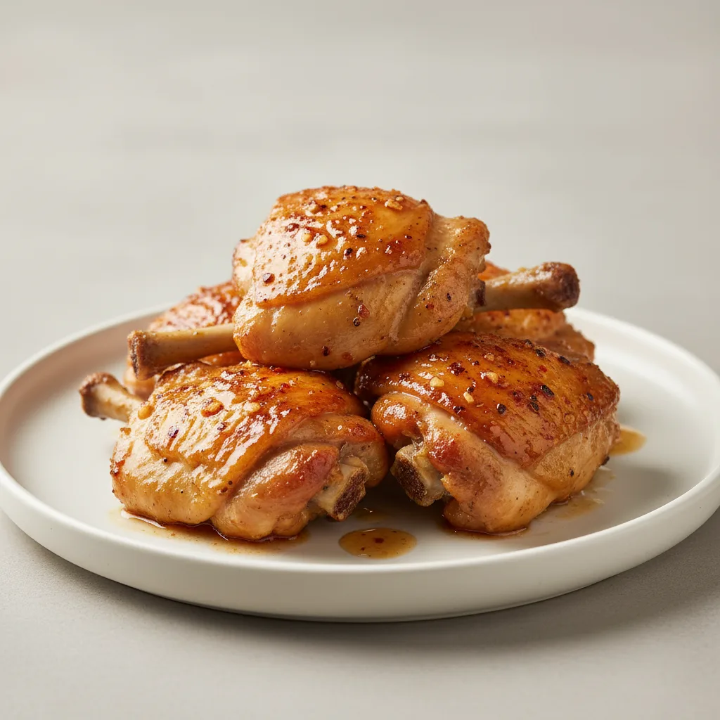 Honey-Brushed Spicy Chicken Thighs