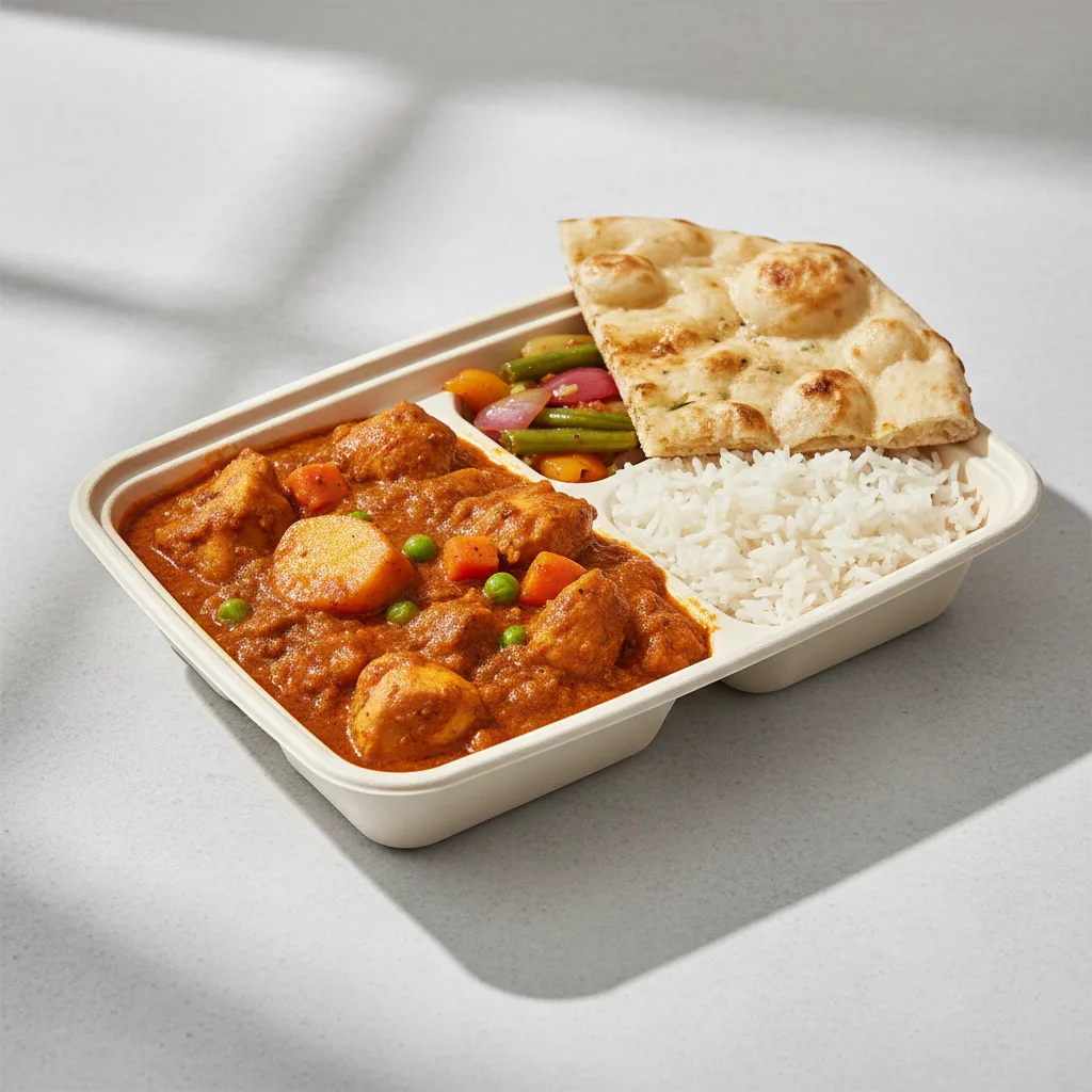 Chicken Vindaloo Box with Naan