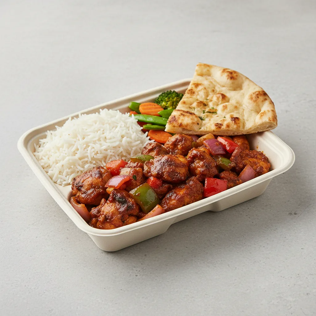 Karahi Chicken Box with Naan