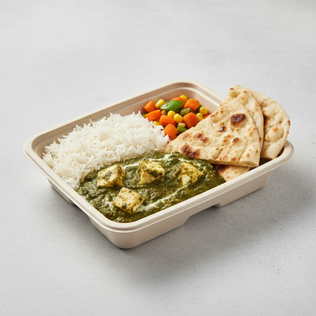 Saag Paneer Box with Naan