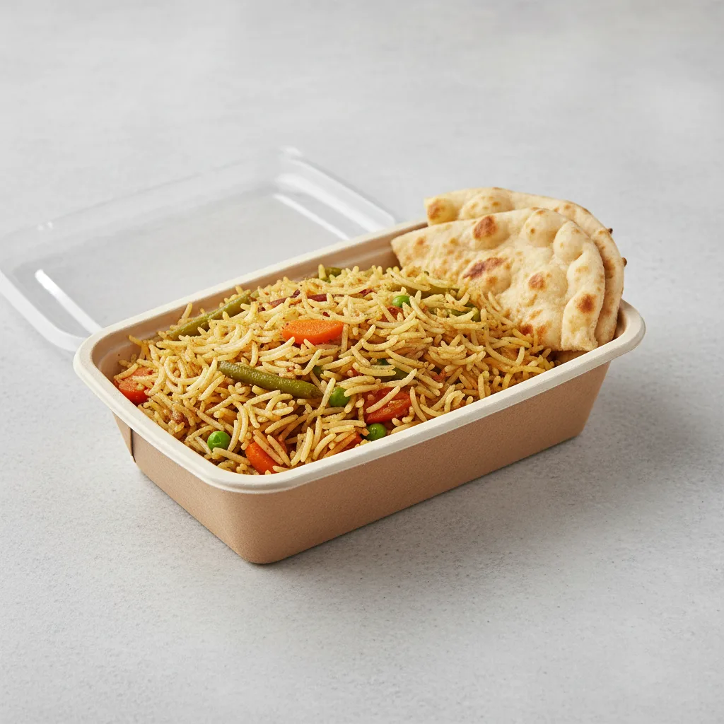 Veg Biryani Box with Naan