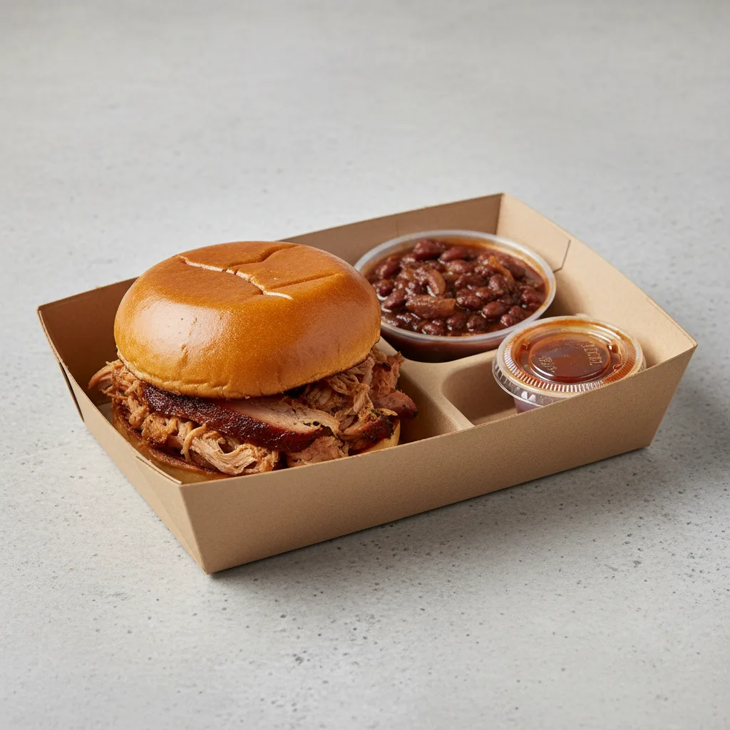The Sandwich Lunch Box With Smoked Chicken And BBQ Beans The Sandwich Lunch Box With Smoked Chicken And BBQ Beans