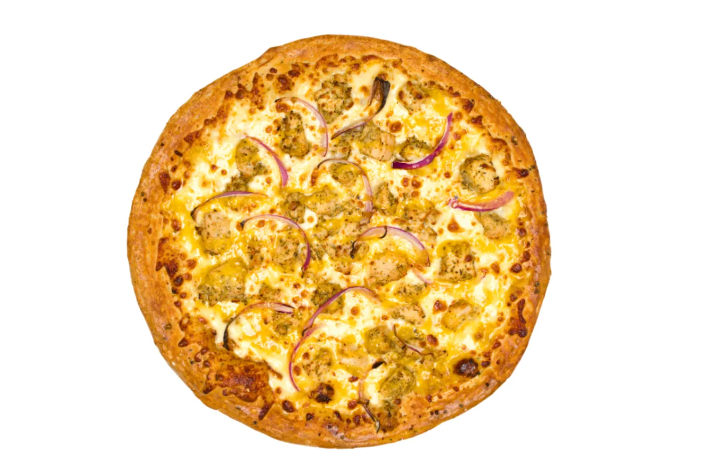 Individual 12" Medium Honey Mustard Chicken Pizza