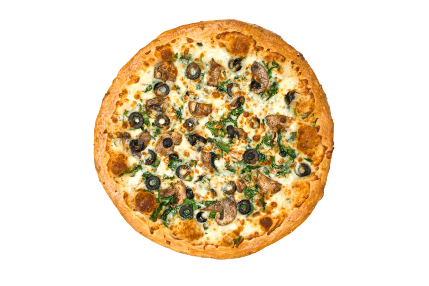 14" Gluten Free Large Spinach Pizza
