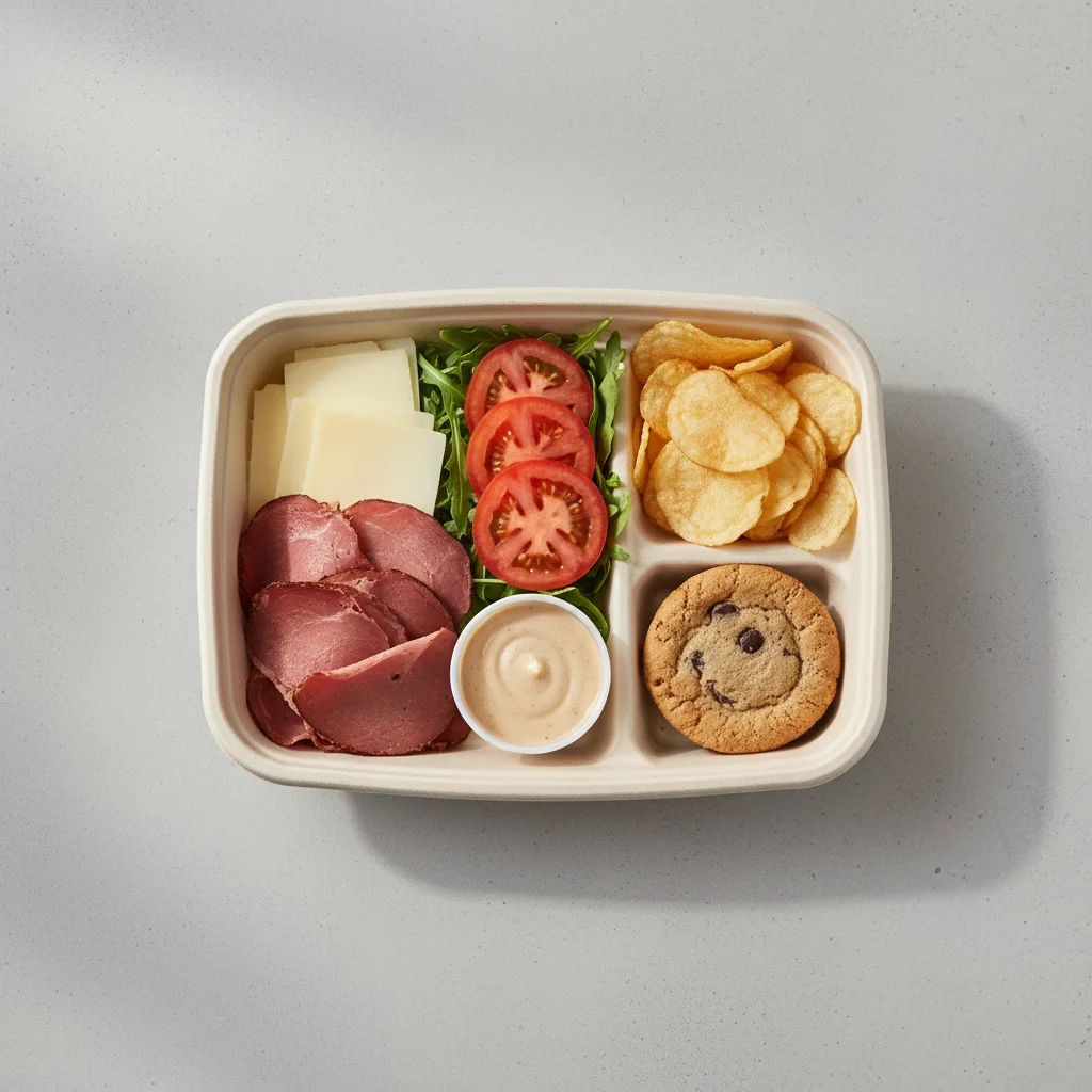 Pastrami & Swiss Boxed Lunch With Chips Pastrami & Swiss Boxed Lunch With Chips