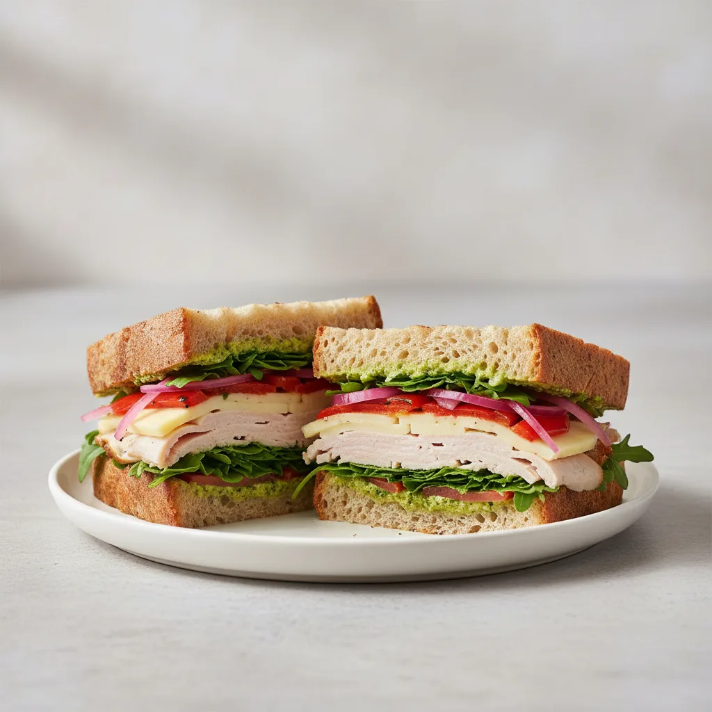 Gluten-free Turkey & Pesto Sandwich Gluten-free Turkey & Pesto Sandwich