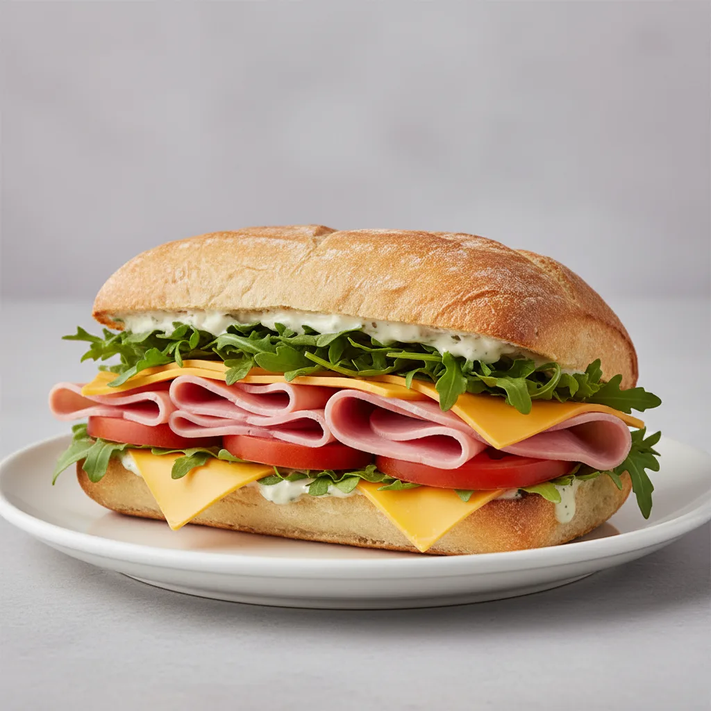 Ham & Cheddar Sandwich Ham & Cheddar Sandwich