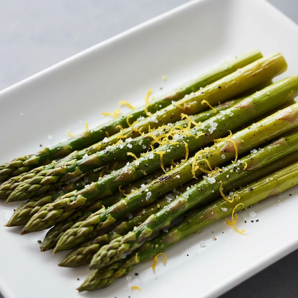 Vegan Grilled Asparagus With Lemon Zest Vegan Grilled Asparagus With Lemon Zest