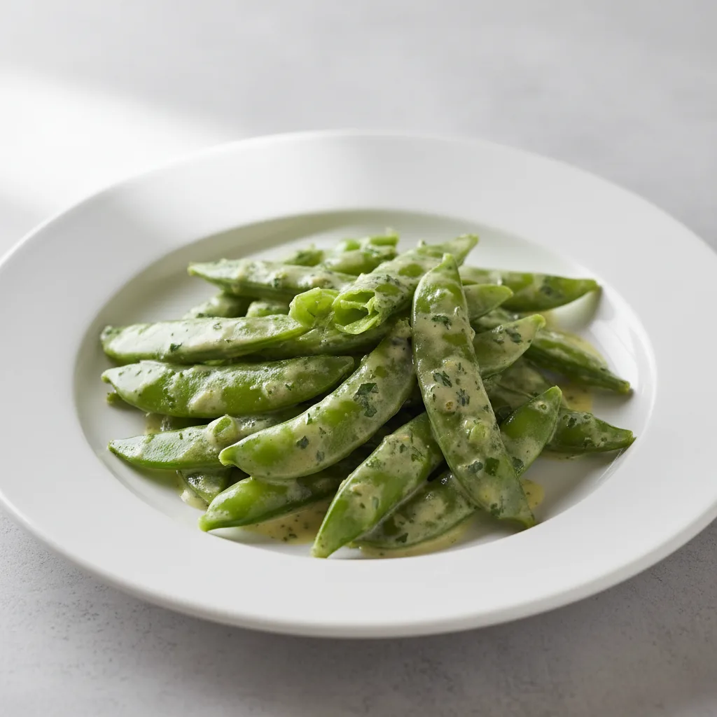 Sugar Snap Peas With Herb Dressing Sugar Snap Peas With Herb Dressing