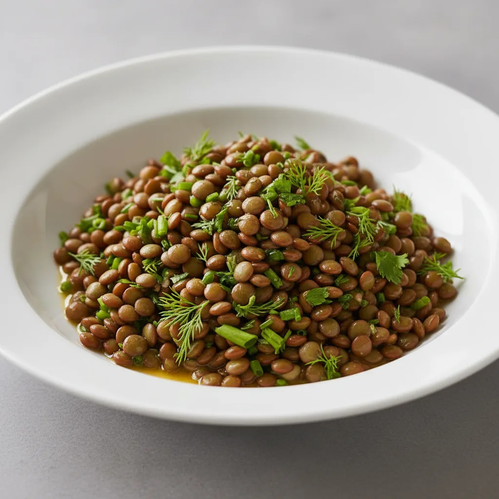 French Lentils With Spring Herbs and Vinaigrette French Lentils With Spring Herbs and Vinaigrette