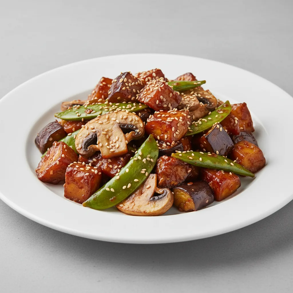 Yangnyeom Mushroom and Eggplant Stir Fry - 6oz - $5.04 Yangnyeom Mushroom and Eggplant Stir Fry - 6oz - $5.04