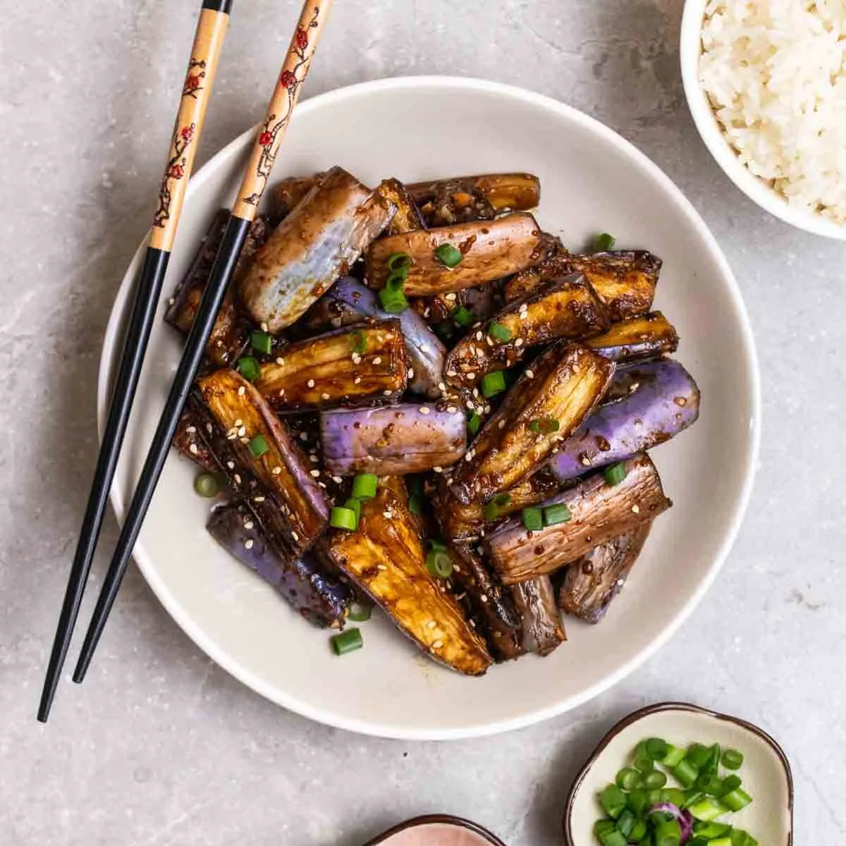 Stir Fried Eggplant and Tofu 茄子