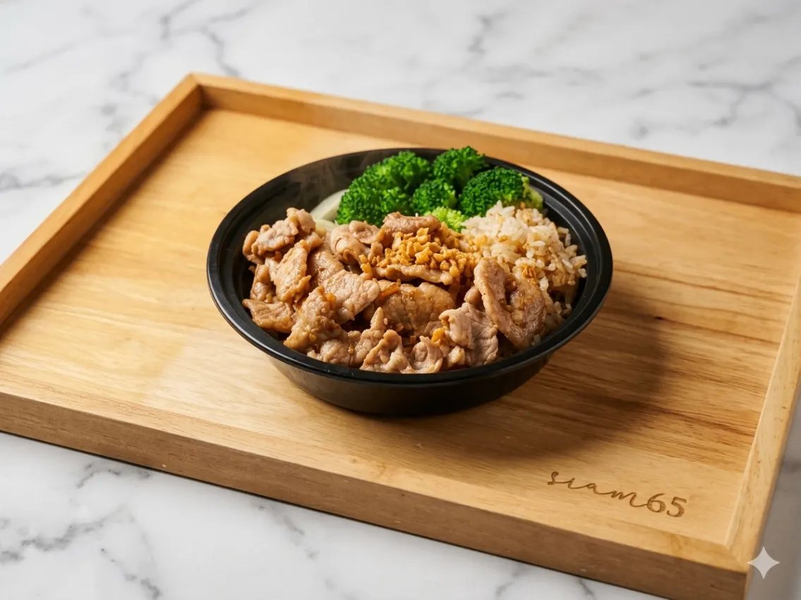 Garlic Fried Rice Pork