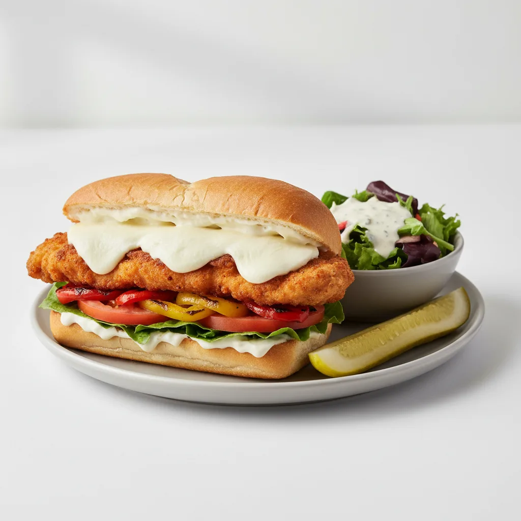 New Yorker Sandwich With Ranch Side Salad