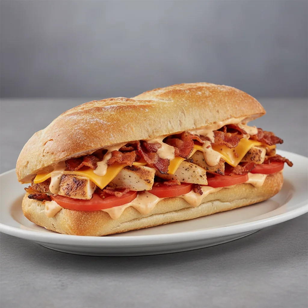 Chipotle Chicken on a Roll