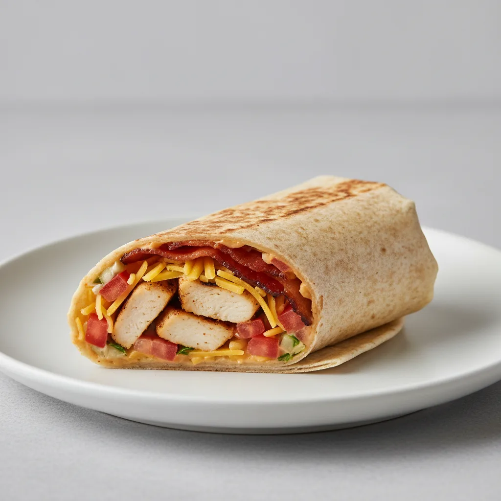 Chipotle Chicken in a Wrap