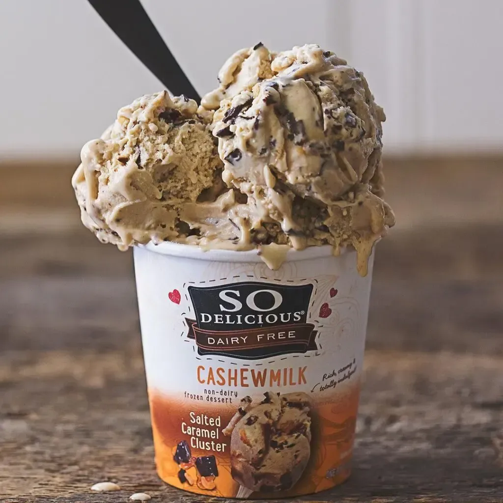 Salted Caramel Cluster Cashew Milk Frozen Dessert