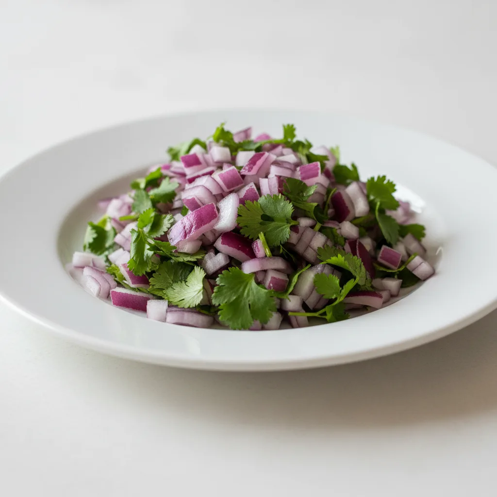 Onions and Cilantro
