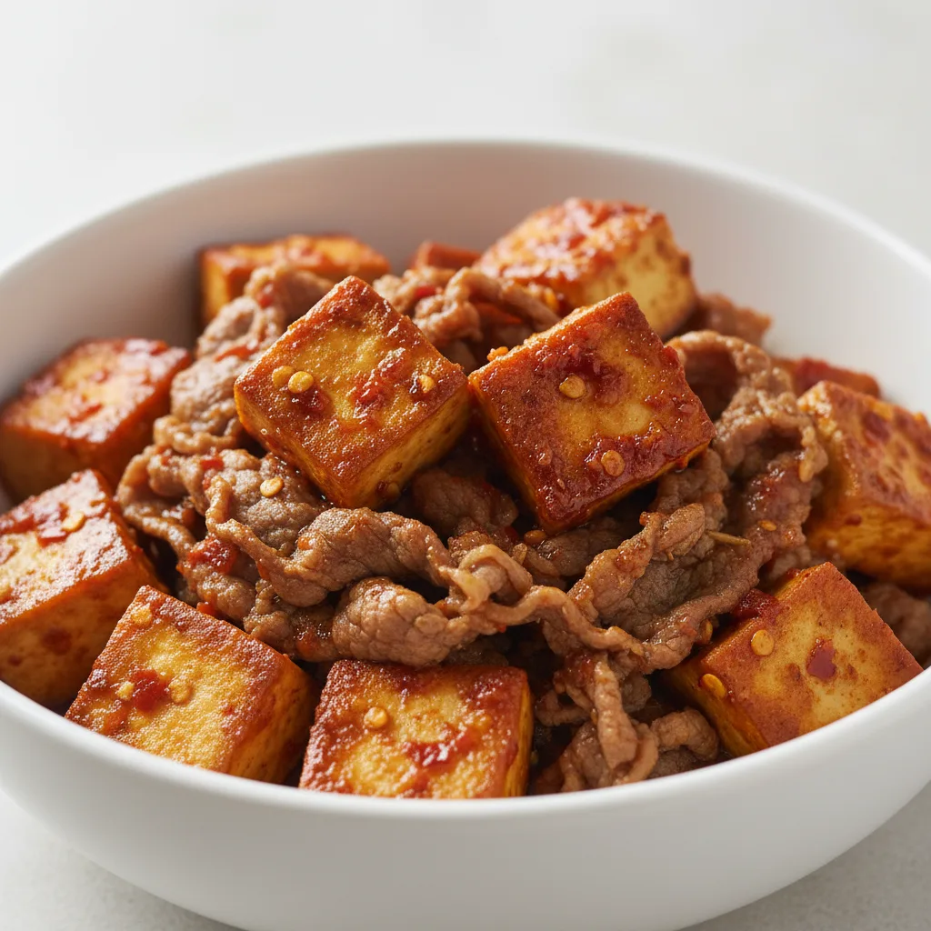 Fiery Tofu — Beef