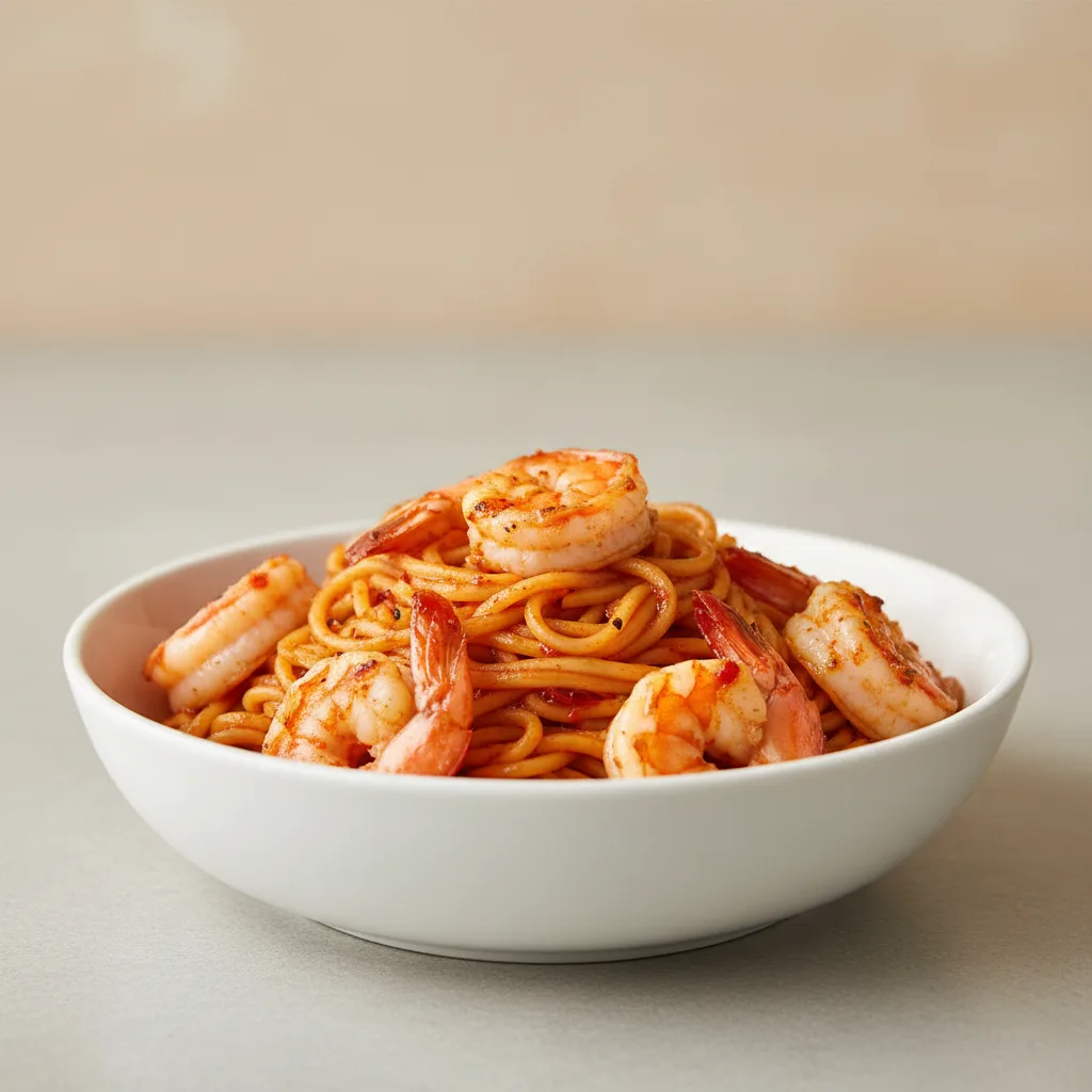 Spicy Noodles — Shrimp