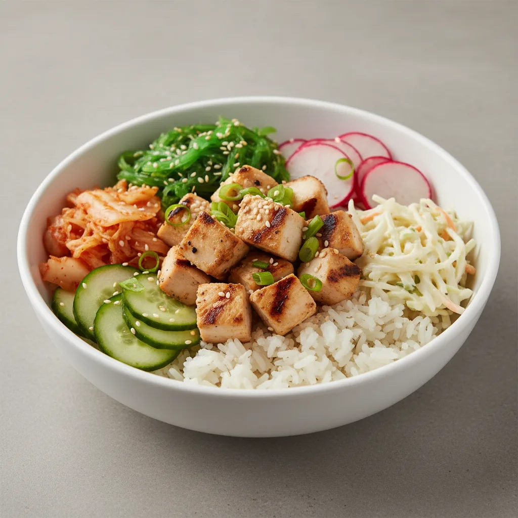 Kimchee Rice Bowl - Grilled Chicken