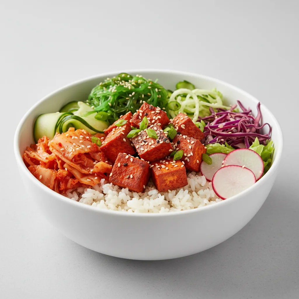 Kimchee Rice Bowl - Spicy Tofu
