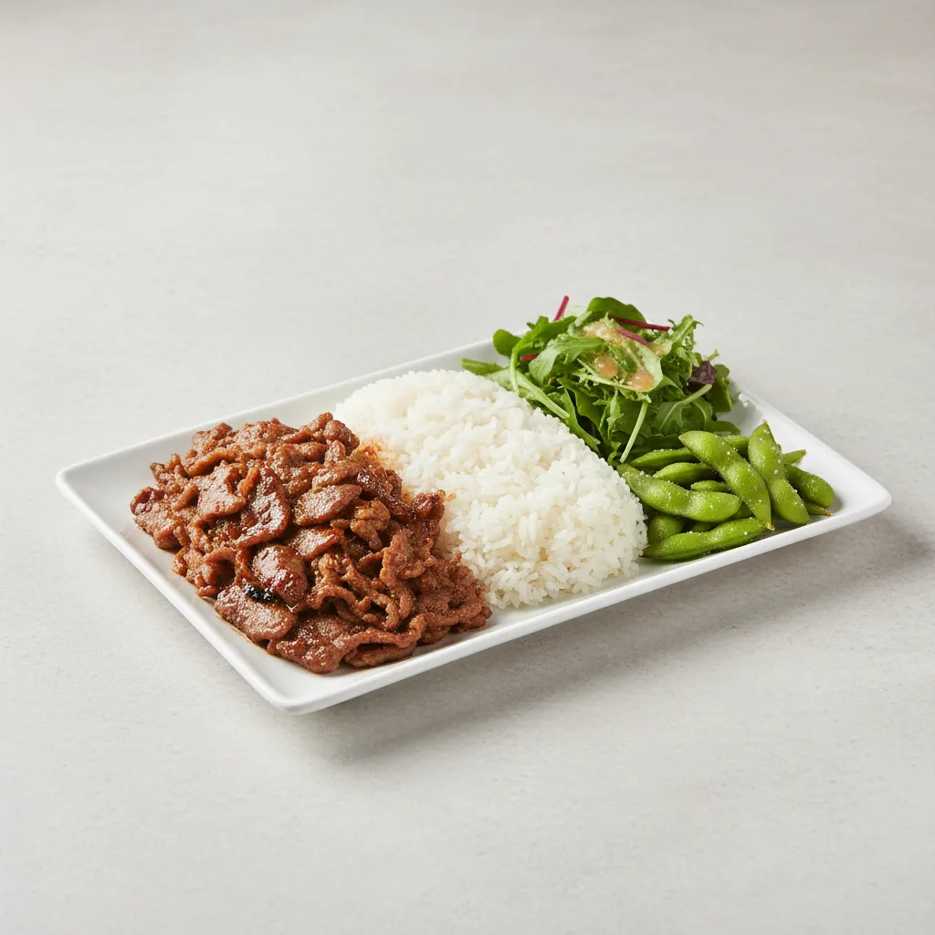 Bulgogi Beef Rice Plate