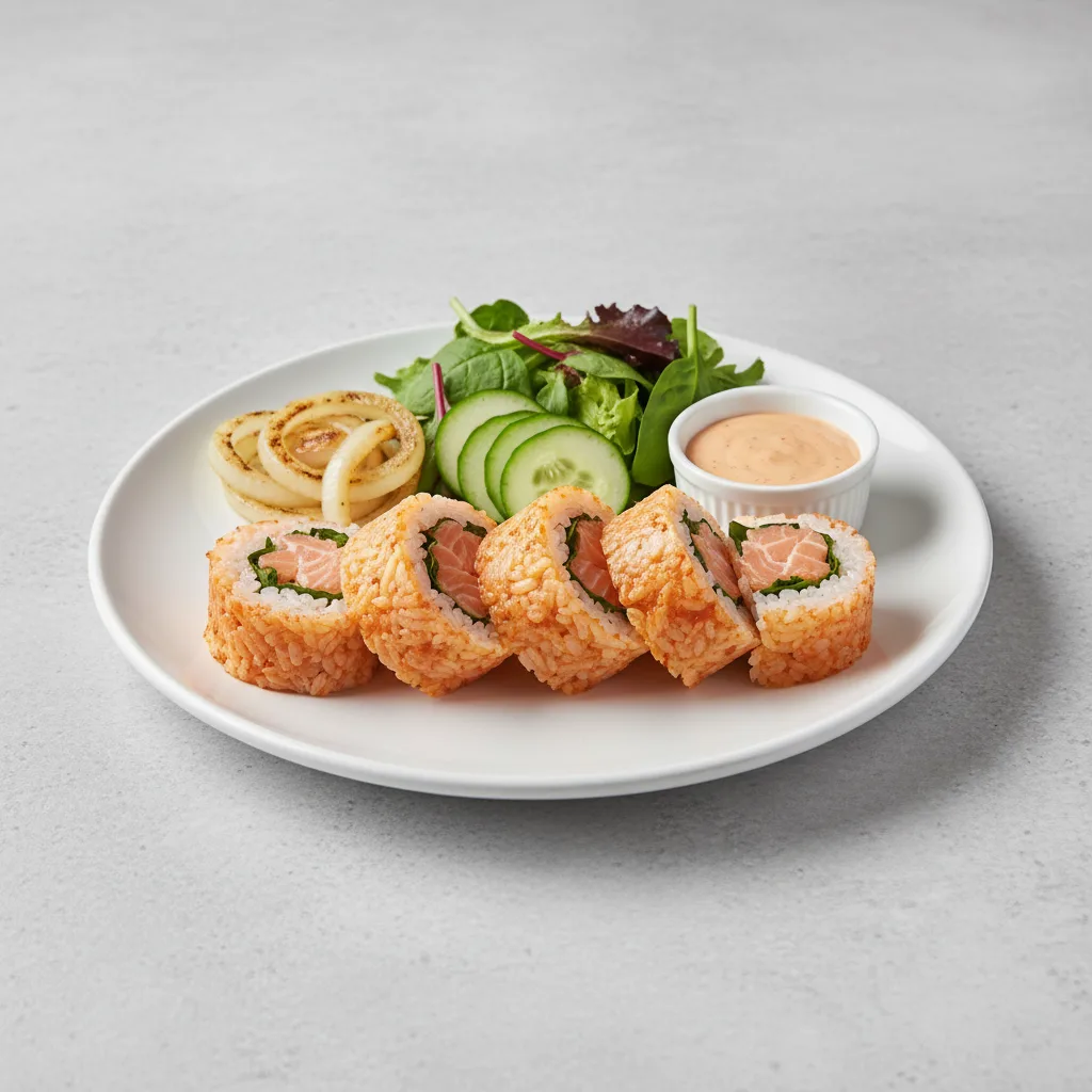 Kimchee Rice Roll - Grilled Salmon