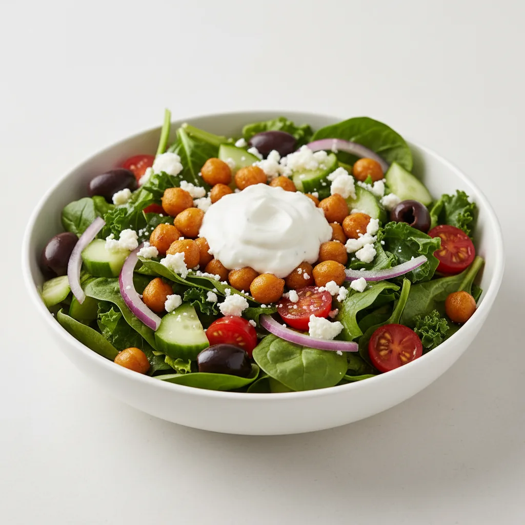 Chickpeas Greek Salad Chickpeas Greek Salad