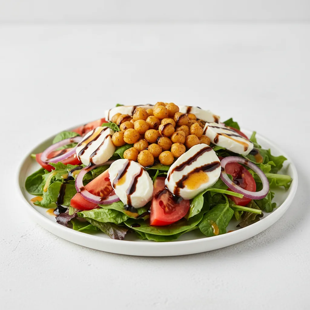 Chickpea Caprese Salad Chickpea Caprese Salad