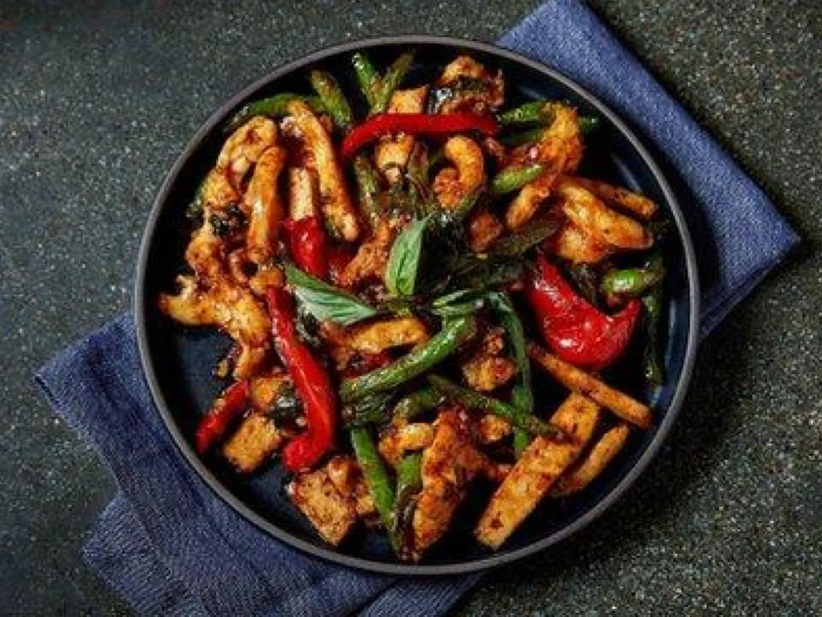 Fiery Tofu — Chicken