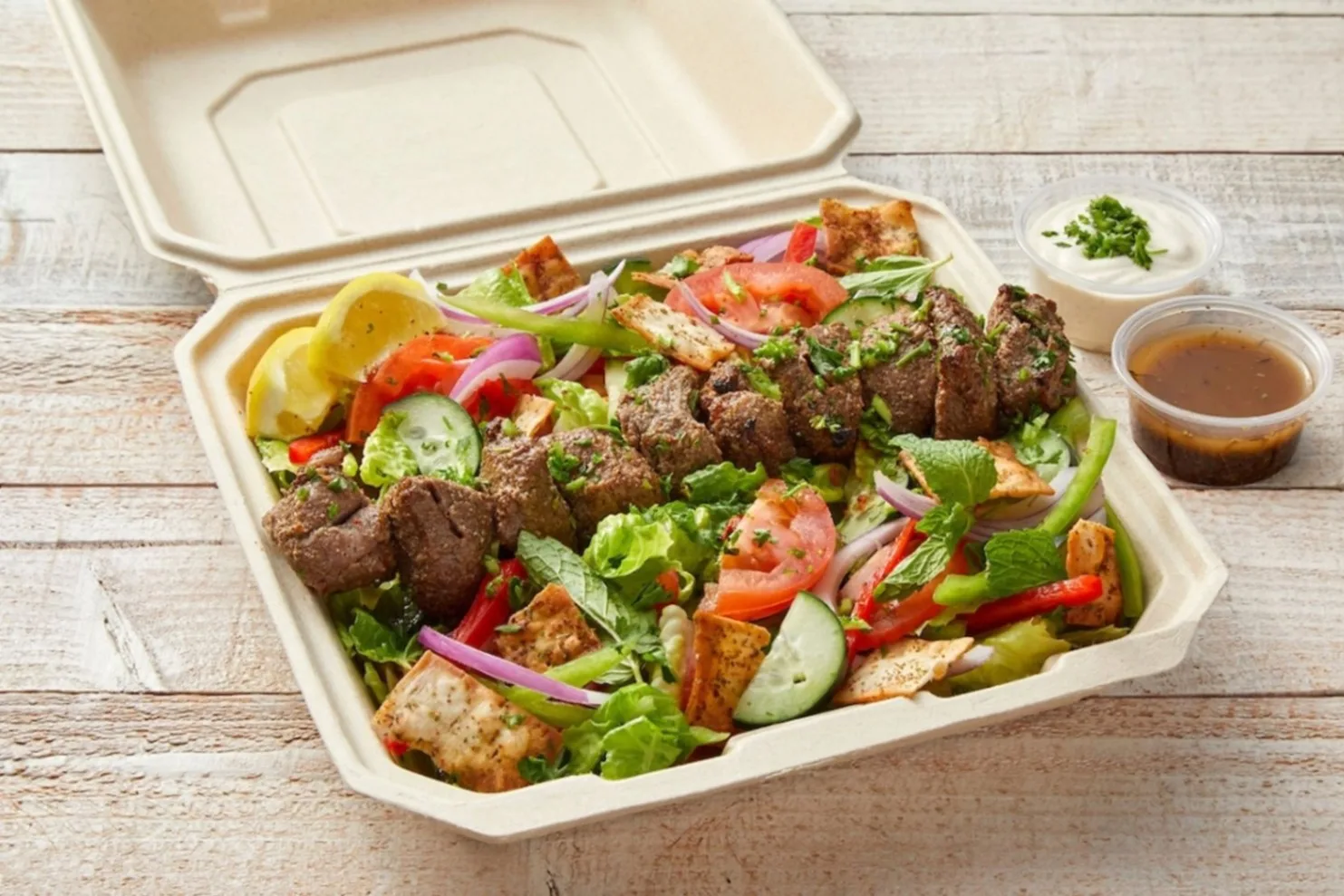 Lamb Kebab Salad