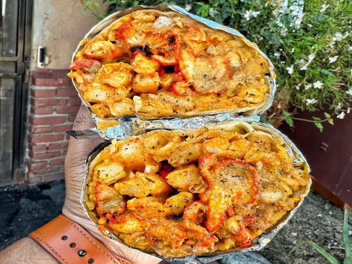Dairy-free Chicken Burrito