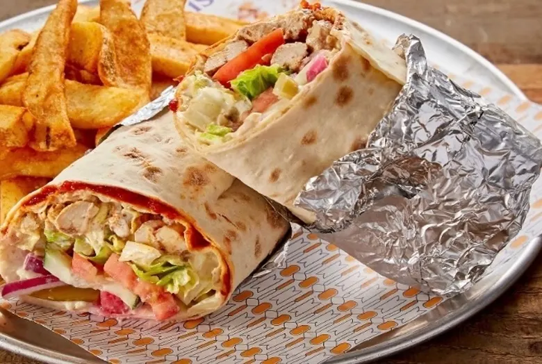 Chicken Shawarma Wrap Meal