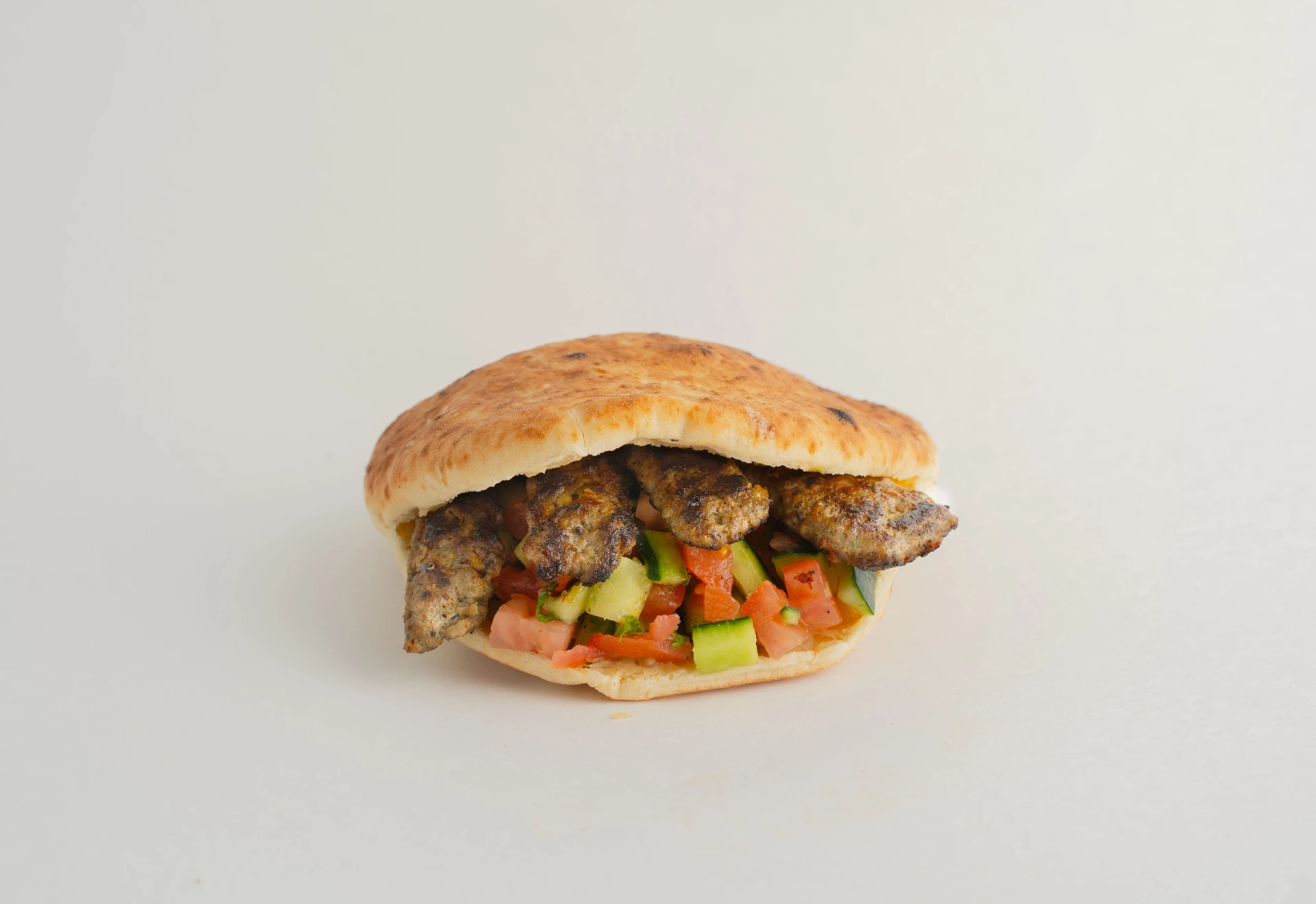 Lamb Kofta Sandwich — Tahini Jalapeño