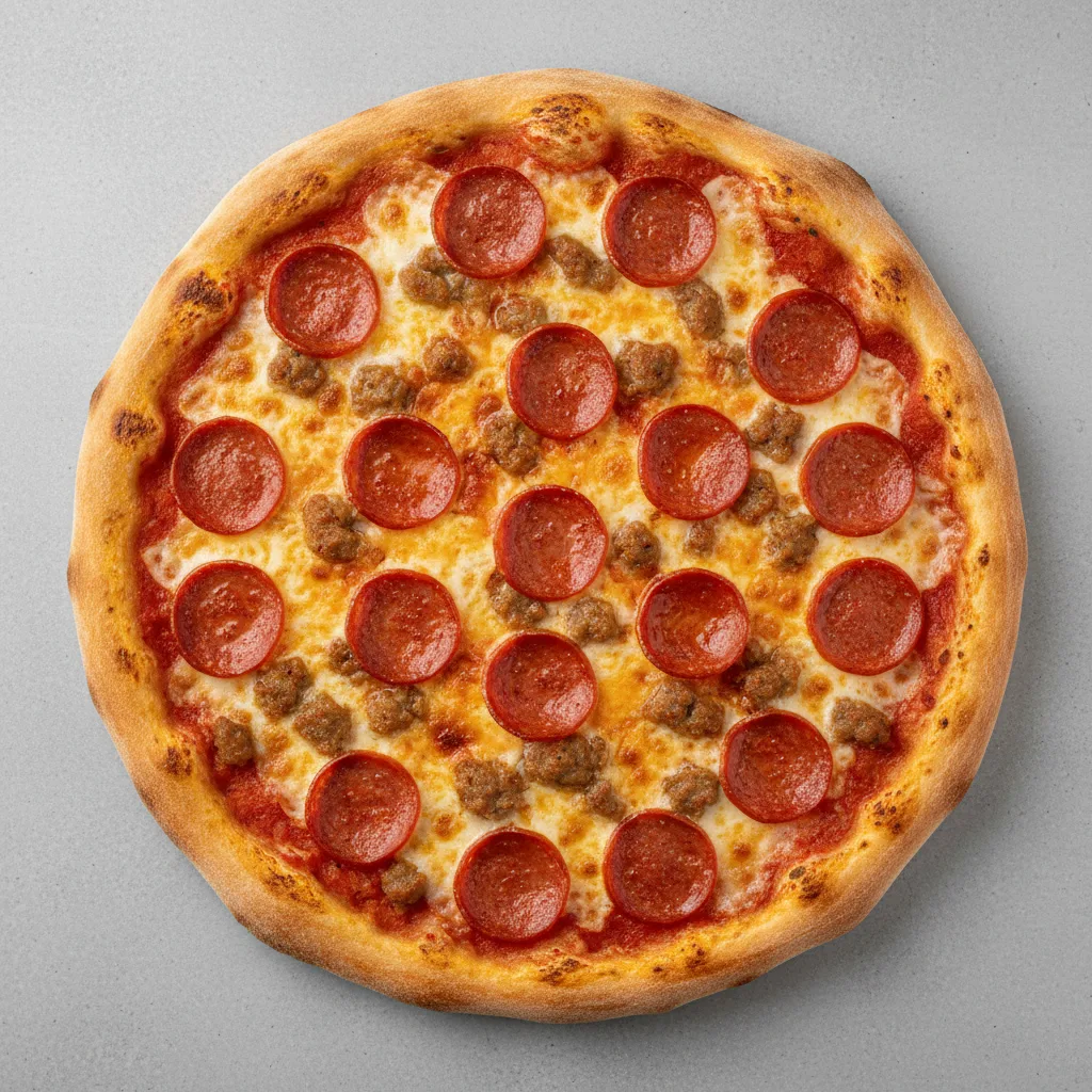 Pepperoni and Sausage Pizza Pepperoni and Sausage Pizza