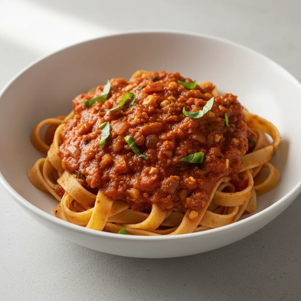 Bolognese Pasta (Vegan) Bolognese Pasta (Vegan)