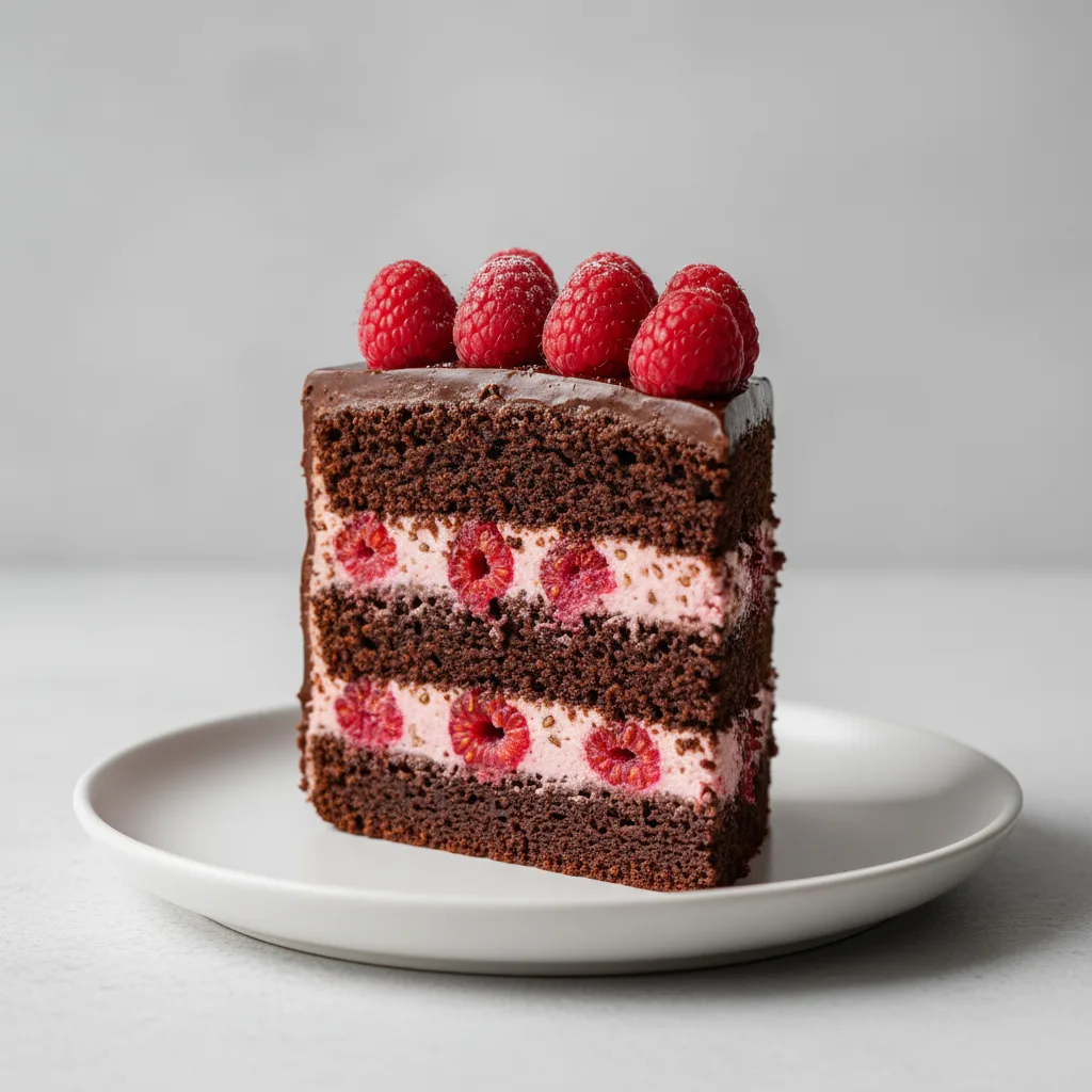 Chocolate and Raspberry Cake (Vegan and Gluten-Free) Chocolate and Raspberry Cake (Vegan and Gluten-Free)