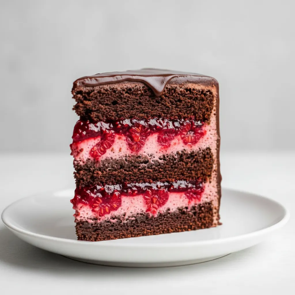 Chocolate and Raspberry Cake (Vegan and Gluten-Free) Chocolate and Raspberry Cake (Vegan and Gluten-Free)
