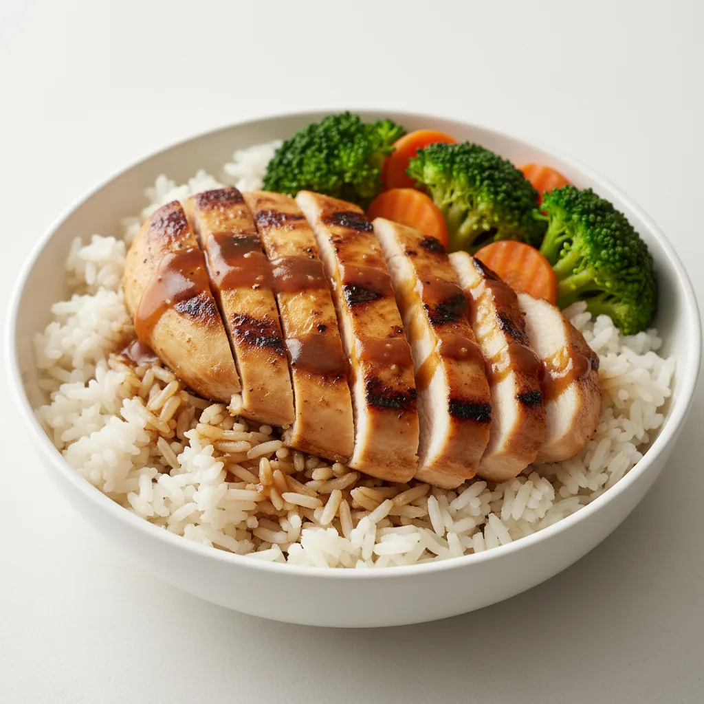 Grilled Chicken Breast Rice Bowl