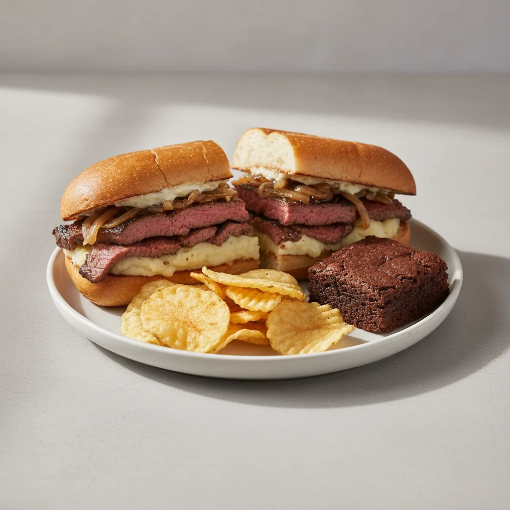 The Steakhouse - Horseradish - Chips Meal