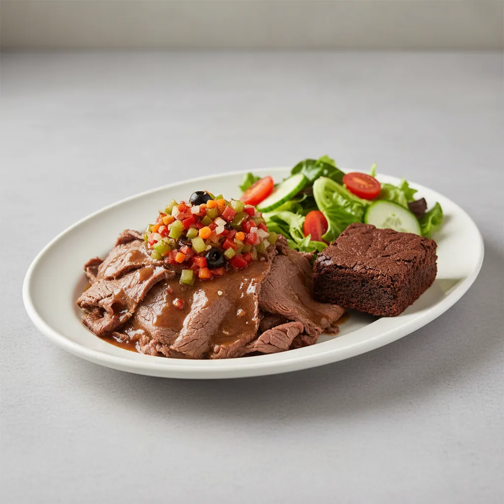 Italian Beef - Salad Meal
