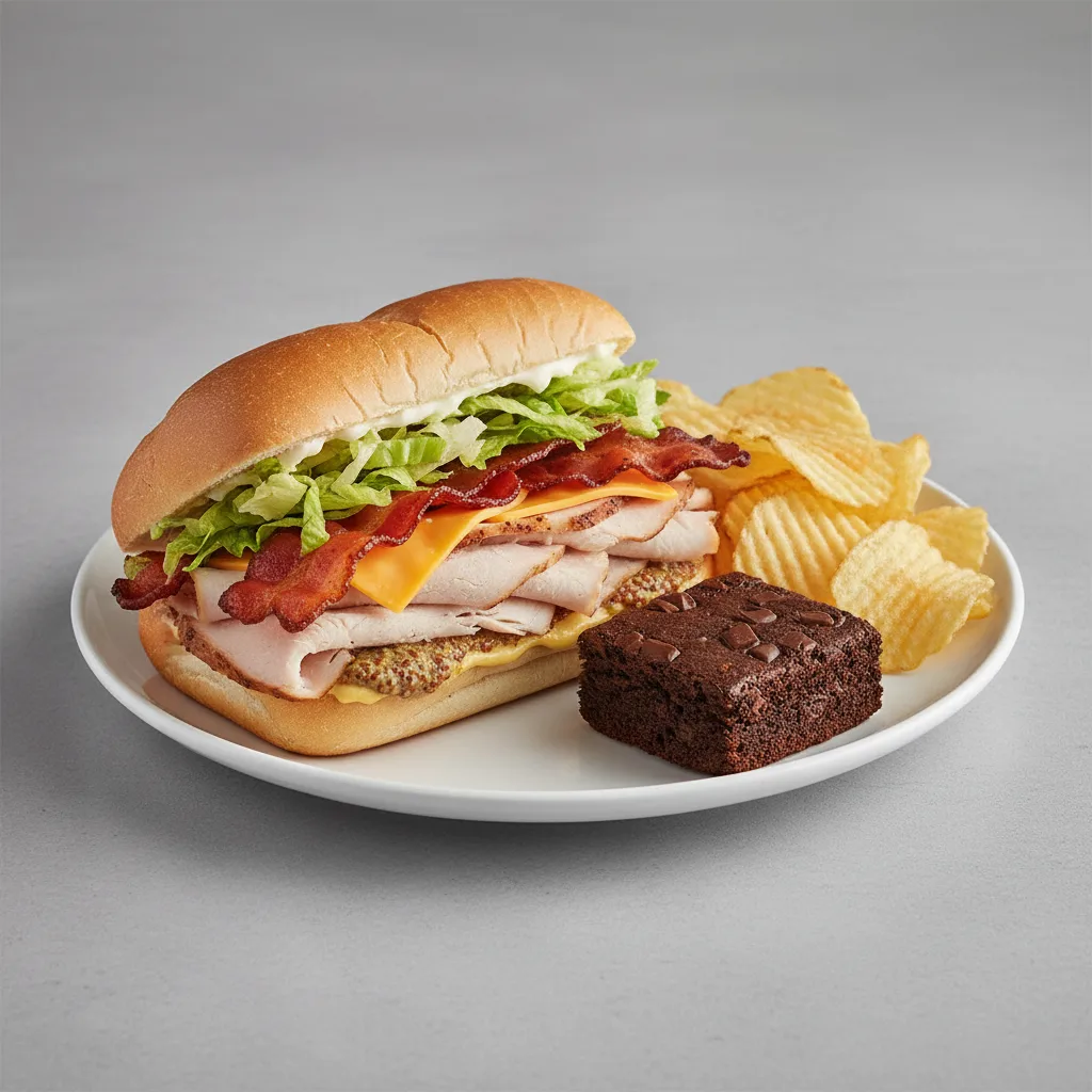 Roasted Turkey - Chips Meal