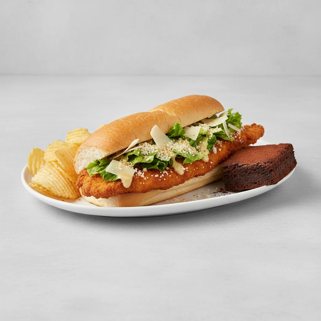 Chicken Caesar - Chips Meal