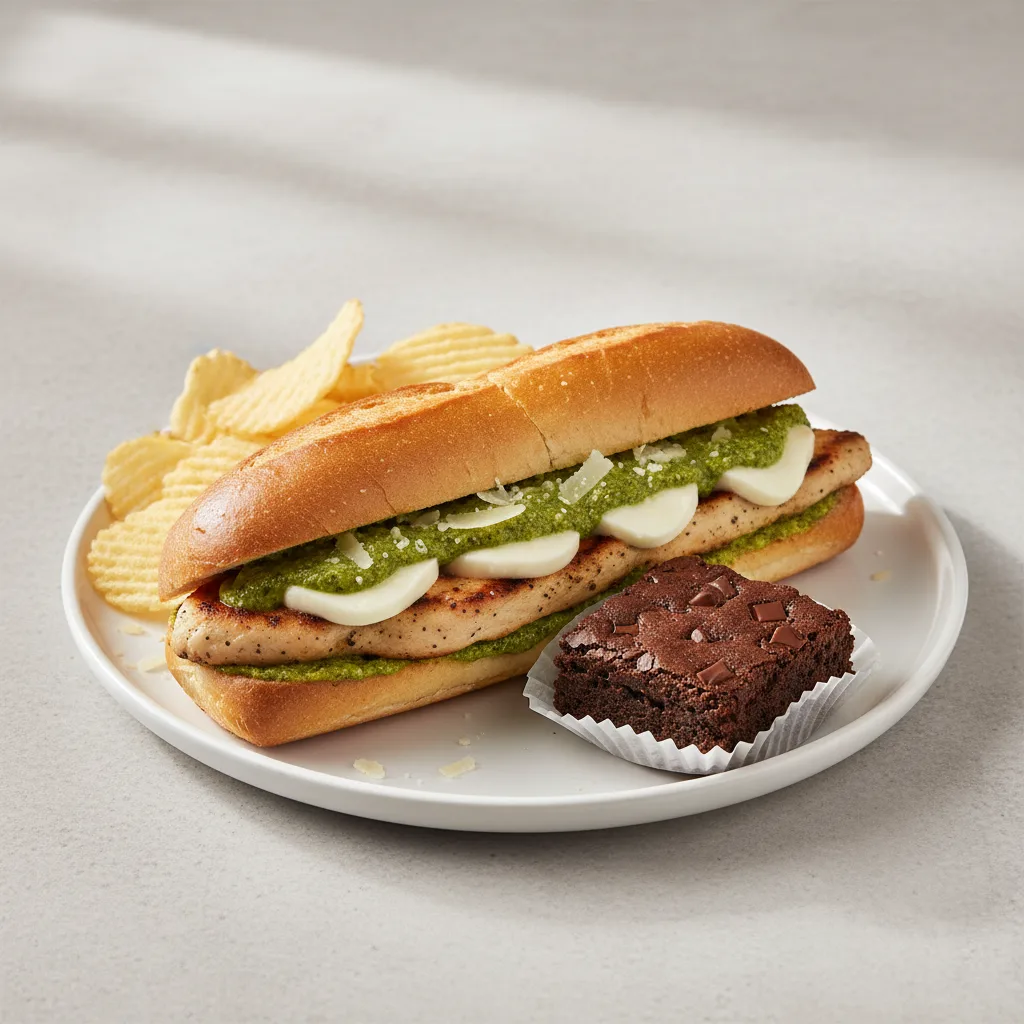 Chicken Pesto - Chips Meal