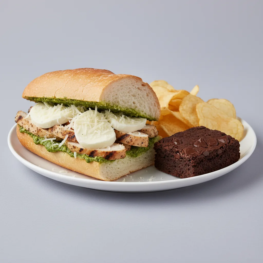 Grilled Chicken Pesto - Chips Meal