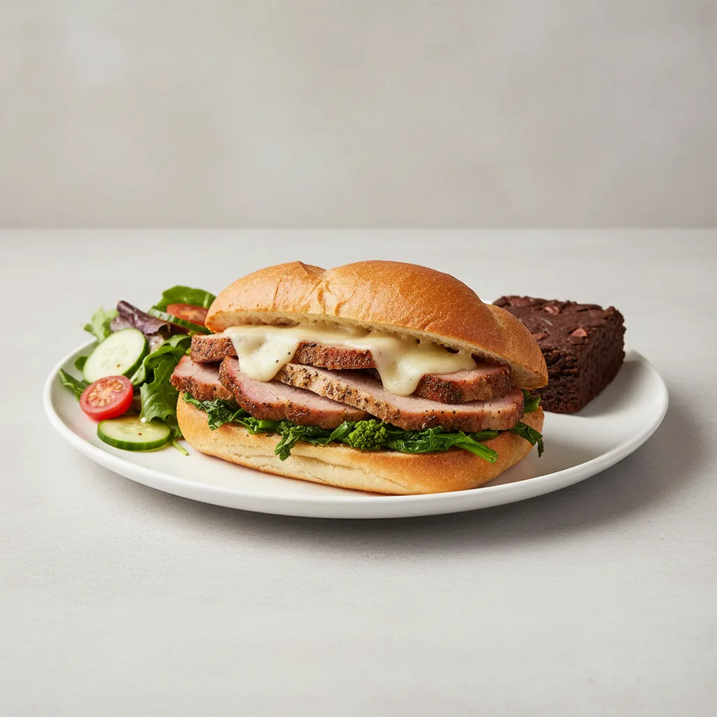 Roast Pork - Salad Meal