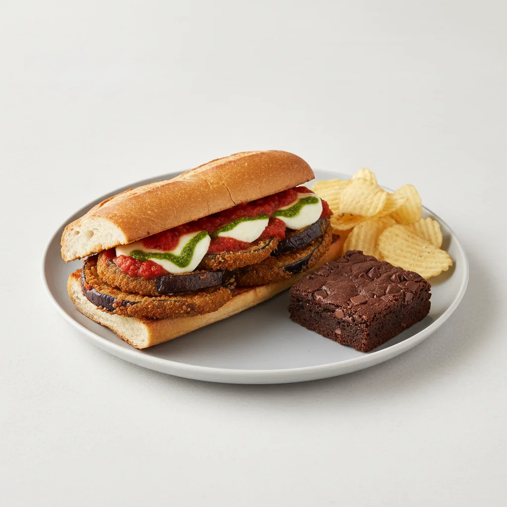 Eggplant Parm - Chips Meal