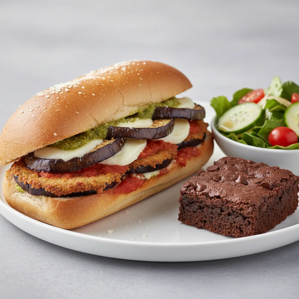 Eggplant Parm - Salad Meal