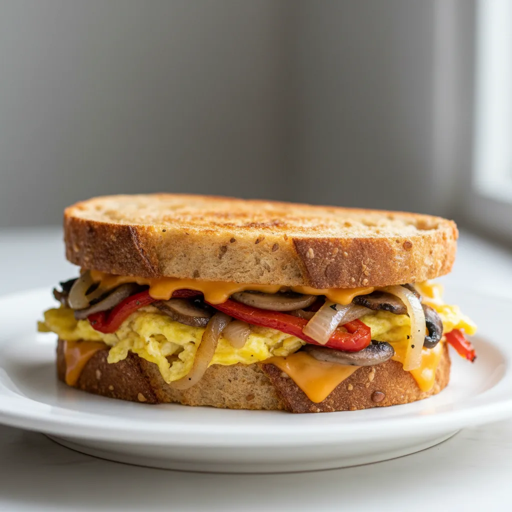 Veggie, Egg & Cheese on Gluten-Free Bread